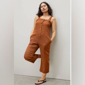 Everlane Linen Picnic Jumpsuit
